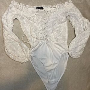 SHEIN white bodysuit